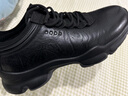 百麗厚底增高健步鞋男25秋新抓紋牛皮戶(hù)外休閑運動(dòng)鞋A2215CM5【預售】 黑色 40 (250mm) 曬單實(shí)拍圖