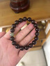 紀梵蒂 GEFIODEY正宗小葉紫檀手串男女士天然木手鏈文玩手把件生日周年送禮物 【和田玉款/珠徑8MM】小葉紫檀 曬單實(shí)拍圖