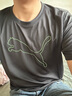 彪馬（PUMA）吸濕速干羽毛球休閑短袖T恤男子夏季健身運動(dòng)上衣 520315 黑色-熒光綠-51 M (175/96A) 曬單實(shí)拍圖