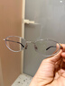BOLON暴龍眼鏡2025新品輕質(zhì)鈦架清冷氛圍感近視眼鏡框BB7003 B90 曬單實(shí)拍圖