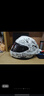 摩雷士（MOTORAX）RSMORAX R50SPRO摩托車(chē)頭盔男女四季百花齊放全盔大尾翼街盔全盔 百花齊放（自帶透明鏡片） L 曬單實(shí)拍圖