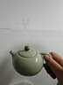 石茗堂汝窯功夫茶具套裝整套開(kāi)片可養家用辦公輕奢高檔泡茶壺蓋碗送禮 14頭汝窯茶具套裝/綠釉雅韻組 曬單實(shí)拍圖