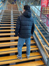 老爺車(chē) 中老年人爸爸羽絨服男裝加厚保暖連帽老人短款外套男爺爺裝冬季 黑色 2XL(建議135-150斤) 曬單實(shí)拍圖