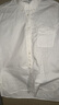 無印良品（MUJI）女式棉水洗牛津紐扣領(lǐng)長袖襯衫女士襯衣外套上衣25年秋季女裝 白色 S （155/80A） 曬單實拍圖