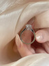 IDC【雙11搶先購】人工培育鉆石18K金鉆戒結婚鉑金1克拉戒指訂婚禮物 PT950鉑金【D色/VVS/NGIC證書(shū)】 1克拉【重金版】 曬單實(shí)拍圖