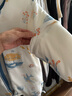 愛(ài)貝迪拉（AIBEDILA）嬰兒睡袋秋冬竹棉暖姜恒溫寶寶兒童防踢被分腿睡衣加厚M碼藍 曬單實(shí)拍圖