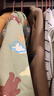 婧麒（JOYNCLEON）兒童加絨褲子秋冬季加厚羊羔絨女童衛(wèi)褲休閑褲百搭男童長褲 卡其色加絨 90 cm 曬單實(shí)拍圖