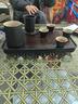 八千行茶盤(pán)托盤(pán)帶排水家用竹木小型茶臺一體式功夫干泡茶杯瀝水茶具配件 曬單實(shí)拍圖