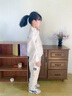 mlgt童裝女童運(yùn)動(dòng)套裝春秋季韓版中大童立領(lǐng)衛(wèi)衣外套工裝褲休閑兩件套 米杏色【兩件套】 110 曬單實(shí)拍圖