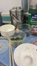特美居（temeiju）一次性飯盒圓形透明塑料快餐盒加厚帶蓋打包盒湯碗50套裝500型 曬單實(shí)拍圖