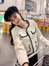歌芭杉（GEBASHAN）品牌女裝輕奢小香風(fēng)外套女2025春秋新款小個(gè)子時(shí)尚洋氣高級感上衣 米白色 M 曬單實(shí)拍圖