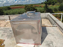 儲水箱304不銹鋼長(cháng)方形加厚組合式定制保溫地埋蓄水池消防水池 1.5噸(長(cháng)1M＊寬0.75M＊高2.18M) 曬單實(shí)拍圖