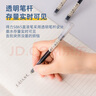 得力(deli)速干直液筆簽字筆 0.38mm全針管無(wú)印風(fēng)中性筆水筆走珠筆會(huì )議筆 黑色12支/盒S865 曬單實(shí)拍圖