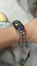彧卿適用小米手環(huán)10表帶陶瓷版手表9貓眼石夏日薄荷蝴蝶diy掛件串珠手鏈手環(huán)8腕帶7創(chuàng  )意6高級5透氣配件 貓眼石串珠手鏈腕帶-葡萄紫 適用：小米手環(huán)8/9/10/NFC/陶瓷版表帶 曬單實(shí)拍圖