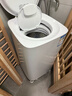 美的（Midea）迷你洗衣機 MB30VH36E 3KG嬰兒小型兒童內衣洗衣機 全自動(dòng)波輪 高溫煮洗 除菌除螨宿舍 以舊換新 曬單實(shí)拍圖
