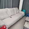 無(wú)印良品沙發(fā)巾蓋布一片式沙發(fā)蓋巾全包遮蓋罩布純灰色棉麻質(zhì)感180*340cm 曬單實(shí)拍圖