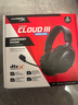 極度未知（HYPERX）Cloud Ⅲ Wireless 颶風(fēng)3無(wú)線黑 電競(jìng)游戲耳機(jī)頭戴式 降噪麥克風(fēng)  FPS吃雞 適配三角洲行動(dòng) 曬單實(shí)拍圖