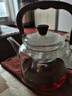 高茗玻璃煮茶壺耐高溫家用大容量提梁壺電陶爐專(zhuān)用茶水分離加厚燒水壺 墨妍壺 1000ml 曬單實(shí)拍圖