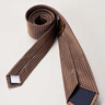 吉約蒙男士時(shí)尚潮流休閑新郎結婚提花色織領(lǐng)帶棕色圓點(diǎn)商務(wù)正裝職業(yè)領(lǐng)帶 巧克力金 曬單實(shí)拍圖