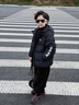 安踏兒童羽絨服男中大童2026冬季新款四防科技加厚保暖女孩面包服外套 基礎黑-1 絨子含量85% 160 充絨量155g 曬單實(shí)拍圖