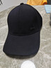 德西納四季帽子男2025新款硬頂棒球帽休閑戶(hù)外運動(dòng)高檔品牌鴨舌帽耐水洗 黑色 均碼 可調節(55-60cm) 曬單實(shí)拍圖