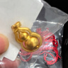 中鑫珠寶福來(lái)運轉古法黃金葫蘆吊墜旋轉葫蘆掛墜足金999項鏈男女 7.96g 曬單實(shí)拍圖