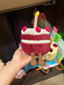 Jellycat趣味謝利蛋糕毛絨玩偶玩偶食物生日新婚禮物2025情人節新品 紅色 One Size 曬單實(shí)拍圖