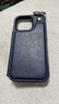 牧后適用iPhone16荔枝紋吊環(huán)左右開(kāi)手機卡包 蘋(píng)果15插卡支架S24保護套 K荔枝紋吊環(huán)左右開(kāi)卡包--藍色 iPhone16Pro 曬單實(shí)拍圖