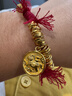 潮宏基 生肖馬黃金手鏈馬年足金紅繩手繩手飾本命年禮物 計價(jià) 15.05克 曬單實(shí)拍圖