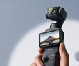 大疆（DJI）大疆Pocket3/4 運動(dòng)相機靈眸口袋云臺相機旅游美顏手持vlog直播 官方標配【全新正品】聯(lián)保一年 全新未激活版+128GB閃迪內存卡 曬單實(shí)拍圖