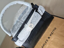 CHARLES&KEITH鱷魚(yú)紋凱莉包手提斜挎婚包包女包生日禮物CK2-50270880-1 Black黑色 S 曬單實(shí)拍圖
