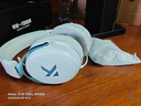 邁從（MCHOSE）V9 Pro游戲耳機頭戴式電競電腦耳機三角洲行動(dòng)fps吃雞聽(tīng)聲辨位電競芯片聲卡7.1聲道無(wú)線(xiàn)藍牙有線(xiàn) 【V9 Pro 無(wú)線(xiàn)7.1版】53mm大動(dòng)圈-白藍 曬單實(shí)拍圖