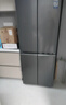 海爾（Haier）小紅花套系418升594mm專(zhuān)業(yè)超薄零嵌十字T型家用電冰箱一級能效BCD-418WGHTDB9S9U1家電國家補貼20% 曬單實(shí)拍圖