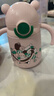 taoqibaby嬰兒保溫杯水杯兒童吸管杯水壺寶寶學(xué)飲杯316不銹鋼鴨嘴套裝 曬單實(shí)拍圖
