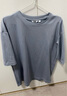 優(yōu)衣庫男女裝大師T AIRism寬松圓領(lǐng)T恤五分袖短袖475355 465185 475355/00白色 M 曬單實(shí)拍圖