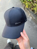 WOSICEE品牌帽子男棒球帽顯臉小不褪色遮陽(yáng)防曬中老年顯年輕硬頂鴨舌帽子 藏青（四季款） L 碼可調節（55-60cm） 曬單實(shí)拍圖