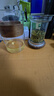 全度（Quandu） 辦公杯茶杯玻璃杯辦公室水杯子過濾喝茶水分離杯泡綠茶紅茶杯 胡桃木三件杯透明色350ml 曬單實(shí)拍圖