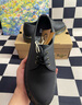 馬丁博士（Dr.Martens）1461 Vegan 秋新款爆款百搭通勤時尚皮鞋 黑色 39 曬單實拍圖