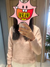 優(yōu)衣庫童裝女童舒芙蕾POLO領(lǐng)針織衫毛衣毛衫25秋冬新款480087 10 水粉色 160 曬單實(shí)拍圖