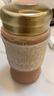乾唐軒活瓷【中秋送禮】竹報平安陶瓷杯水杯茶杯咖啡杯隨手杯釉下彩送人 復古玫瑰粉 曬單實(shí)拍圖