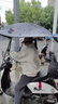 四萬(wàn)公里 電動(dòng)電瓶車(chē)雨棚篷摩托車(chē)防曬防雨擋風(fēng)罩可拆遮陽(yáng)傘雨傘 SWY8131 曬單實(shí)拍圖