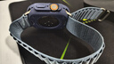 Apple/蘋(píng)果 Watch Ultra 3 智能手表GPS+蜂窩款49毫米原色鈦金屬表殼淺藍色高山回環(huán)式表帶L MEWQ4CH/B 曬單實(shí)拍圖