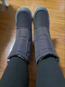 最冬天冬季戶(hù)外男加絨加厚棉靴保暖防滑中筒雪地靴防水厚底男靴運動(dòng)棉鞋 Z2001女黑色 標準尺碼 41 曬單實(shí)拍圖