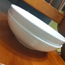 7英寸純白霜月盤(pán)牛肉面餐具碗創(chuàng  )意商用家用大湯碗釉彩簡(jiǎn)約高級碗 7英寸純白橫紋碗【1只裝】 曬單實(shí)拍圖