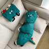 木木屋（mumuwu）品牌童裝嬰兒羽絨服連體衣冬季新生兒衣服白鴨絨保暖男女寶寶外套 綠色 80 適合8-10個(gè)月體重19-23斤 曬單實(shí)拍圖