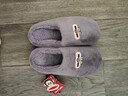 paul frank大嘴猴棉拖鞋男女秋冬居家加絨加厚防滑保暖防寒棉鞋家用毛絨拖鞋 紫色 40-41 (270mm) 曬單實(shí)拍圖