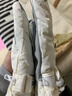 目丸滑雪手套女冬季可愛卡通保暖觸屏戶外騎行防風(fēng)寒防水加絨加厚手套 白色 曬單實拍圖