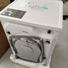 美菱（MeiLing）洗衣機12公斤家用大容量全自動(dòng)變頻超薄嵌入式除菌除螨1.1洗凈比DD直驅桶自潔洗烘一體滾筒洗衣機 S2AH120D-極地白 曬單實(shí)拍圖