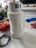摩飛電器（Morphyrichards）電熱水壺 便攜式燒水壺 家用戶(hù)外旅行1L大容量雙層304不銹鋼保溫防燙旅行電水壺電熱水杯MR6061白 曬單實(shí)拍圖