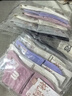 浪莎襪子女純棉抗菌防臭女襪全棉吸汗透氣女士中筒襪子休閑棉襪6雙裝 曬單實(shí)拍圖